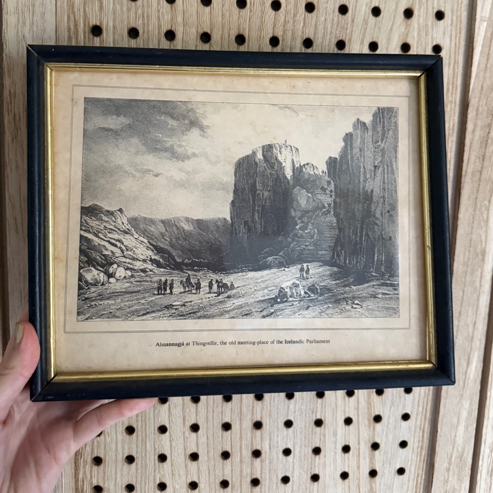 Framed Vintage Nordic 8x10”Landscape Print
Icelandic Viking